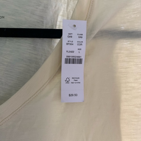 JCrew Vintage Cotton V-neck Tee - Picture 3 of 8